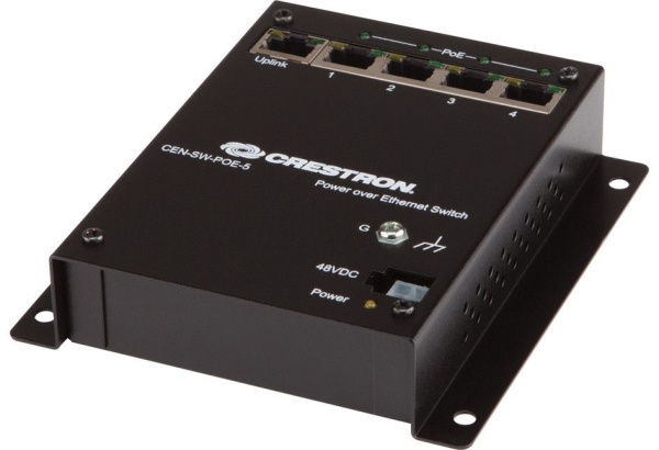 Crestron CEN-SW-POE-5, 5-портовый коммутатор PoE