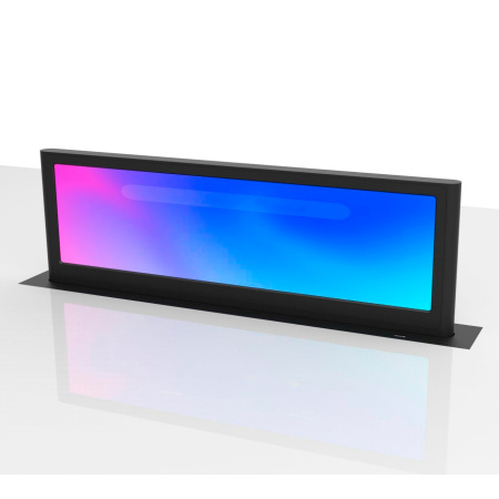 Prestel XLEN-126B, выдвижная моторизированная электронная табличка 12,6" черная