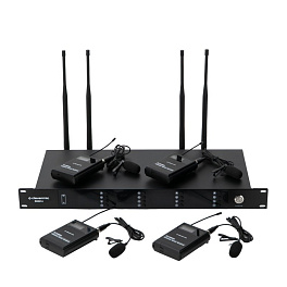 CleverMic RB14, радиосистема с 4 петличными микрофонами CleverMic RB14, радиосистема с 4 петличными микрофонами