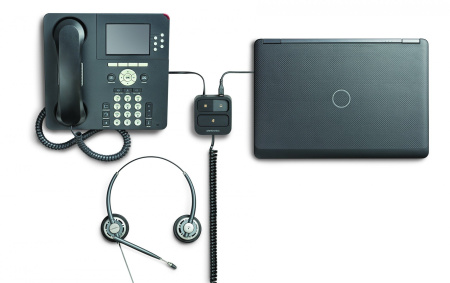 Plantronics MDA100 — адаптер-переключатель для подключения профессиональных гарнитур к ПК и телефону (QD, USB, RJ9) Plantronics MDA100 — адаптер-переключатель для подключения профессиональных гарнитур к ПК и телефону (QD, USB, RJ9)