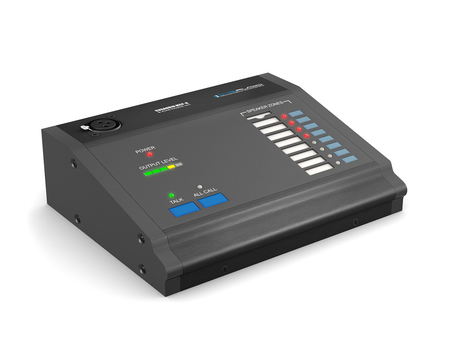 CVGaudio MCP-8, настольная микрофонная консоль на 8 зон оповещения