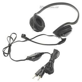 Plantronics Audio 345, компьютерная гарнитура  с затылочным оголовьем