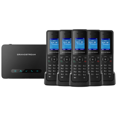 Grandstream DP750/720 , комплект (1 базовая станция +5 трубок) Grandstream DP750/720 , комплект (1 базовая станция +5 трубок)
