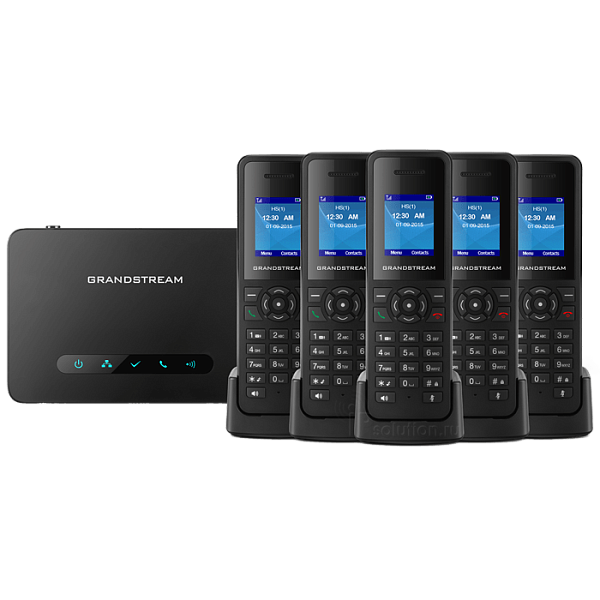 Grandstream DP750/720 , комплект (1 базовая станция +5 трубок)