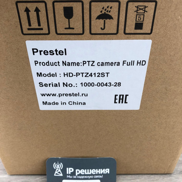 Prestel HD-PTZ412ST, IP-камера для видеоконференцсвязи  Prestel HD-PTZ412ST, IP-камера для видеоконференцсвязи