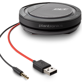 Plantronics Calisto P5200 USB-C, портативный персональный спикерфон с 360° аудио с разъемами 3,5 мм и USB  (210903-01)