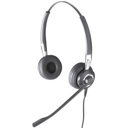 Jabra BIZ 2400 Duo (2409-300-104), профессиональная телефонная гарнитура для контакт и call-центров Jabra BIZ 2400 Duo (2409-300-104), профессиональная телефонная гарнитура для контакт и call-центров