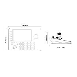 Prestel KB-IP10, пульт управления для ptz камер