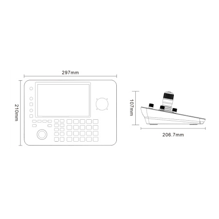 Prestel KB-IP10, пульт управления для ptz камер