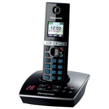 Panasonic KX-TG8061RUB, беспроводной DECT телефон (черный)