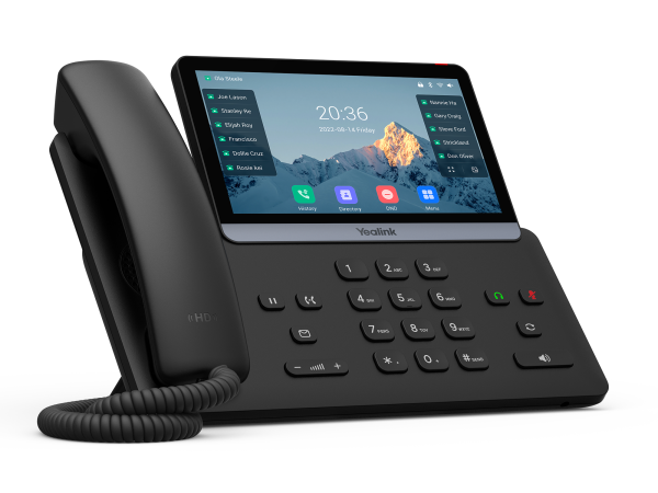 Yealink SIP-T77U, ip-телефон (7" цветной сенсорный экран, 2 порта USB, 16 аккаунтов, BLF,  PoE, GigE, без БП)