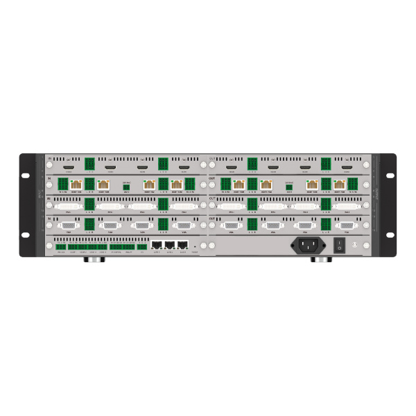 Prestel SSM-1616DCVW, шасси матричного коммутатора 16х16