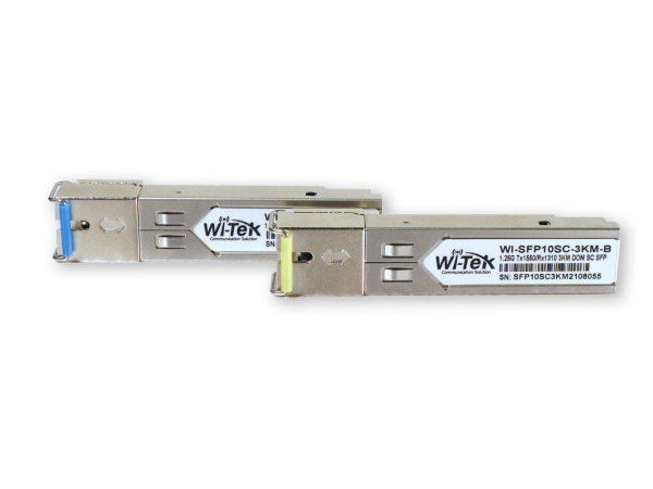WI-TEK WI-SFP10SC-3KM, оптический трансивер