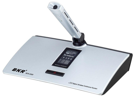 BKR WCS-205D(14) Silver, микрофонный пульт делегата беспроводной (микрофон 140 мм) BKR WCS-205D(14) Silver, микрофонный пульт делегата беспроводной (микрофон 140 мм)