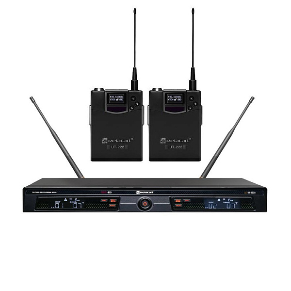 Relacart UR-223DMT, двухканальная радиосистема с поясными передатчиками