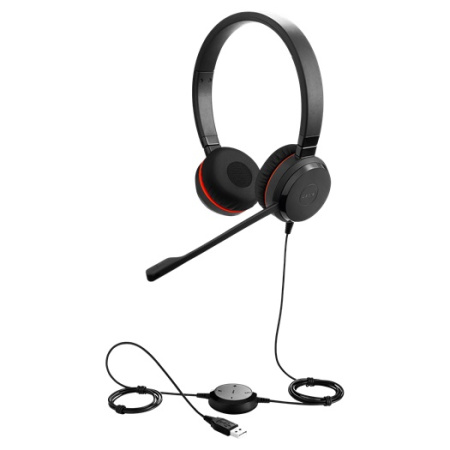 Jabra EVOLVE 20 SE Stereo UC (4999-829-409), USB гарнитура для компьютера Jabra EVOLVE 20 SE Stereo UC (4999-829-409), USB гарнитура для компьютера
