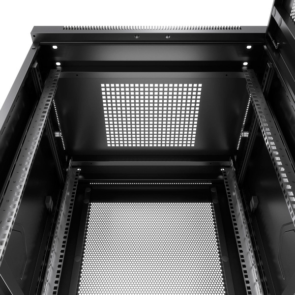 Cabeus, ND-05C-18U60/100-BK, шкаф монтажный телекоммуникационный 19" 18U 600x1000x988mm (ШхГхВ), цвет черный (RAL 9004) Cabeus, ND-05C-18U60/100-BK, шкаф монтажный телекоммуникационный 19" 18U 600x1000x988mm (ШхГхВ), цвет черный (RAL 9004)