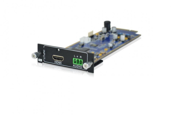 Плата входная для универсального модульного матричного коммутатора Digis FMA-I1-UH, 4K, x1 HDMI (бесподрывный), x1 стерео 3p Phoenix, EDID