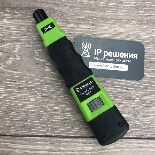 Greenlee SurePunch PDT (PT-3576) - ударный инструмент для расшивки кабеля на кросс с двойным лезвием 110