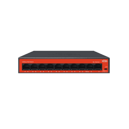 WI-TEK WI-PS210H v3, неуправляемый коммутатор