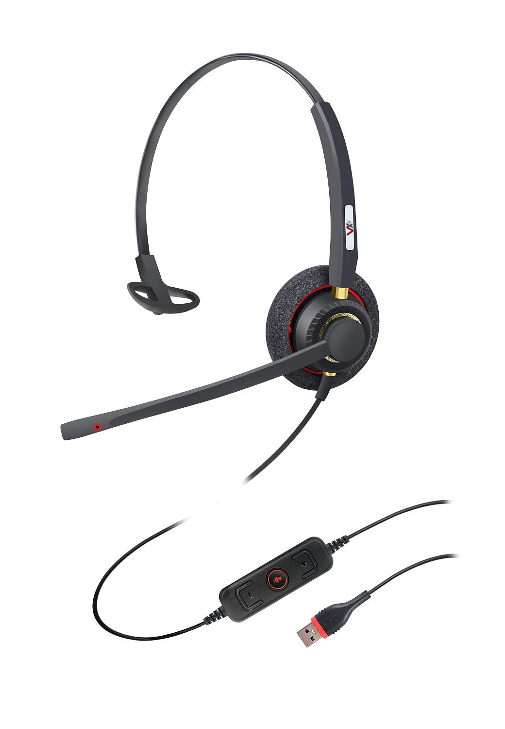 VoiceXpert VXH-500 проводная USB-гарнитура (USB-A)