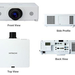 Трехчиповый 3LCD-проектор 6500 лм (со стандартным объективом ML713), WXGA 1280 x 800, 16:10, одна лампа, 10000:1. HDBaseT, 2xHDMI, Display port, портретная ориентация. Вес 11,1кг. Белого цвета
