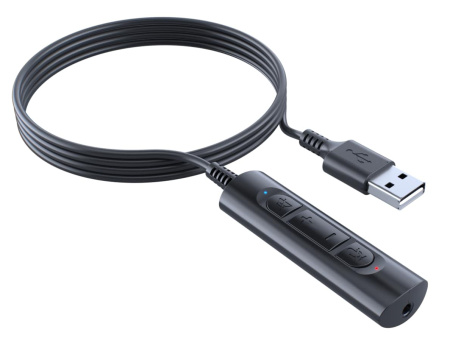 Accutone AU8250 USB-3.5 мм, адаптер-переходник Accutone AU8250 USB-3.5 мм, адаптер-переходник