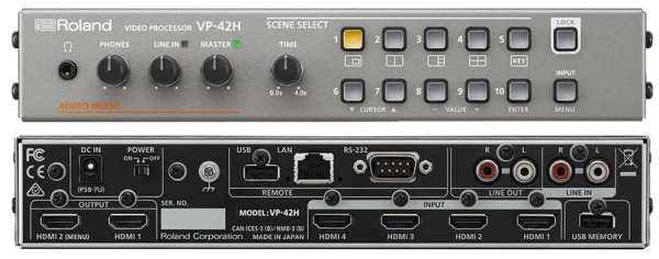 Roland VP-42H, видеомикшер Roland VP-42H, видеомикшер