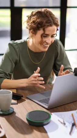 Jabra Speak2 75 MS (2775-329), спикерфон (USB, Bluetooth) с Bluetooth адаптером USB-C