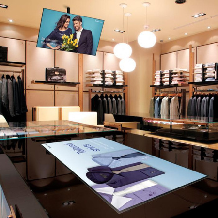 Широкоформатный дисплей 49", LED LCD IPS, 700 Кд, 1920х1080, 1300:1, 2xDisplayPort, DVI, HDMI, VGA, Mini OPS slot, 2x10Вт колонки, 24/7, 19,5 кг, Fanless