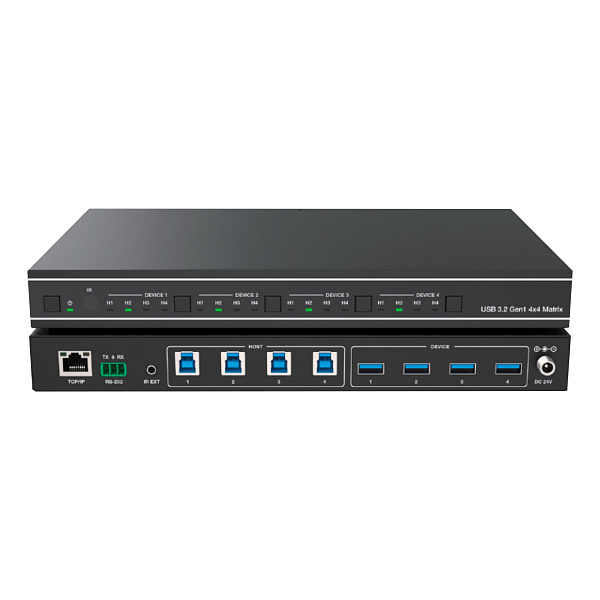 Prestel UMS-44U3, коммутатор USB 3.2 4x4