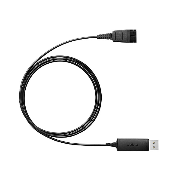 Jabra LINK 230, USB-адаптер для подключения профессиональной гарнитуры (с QD) к компьютеру