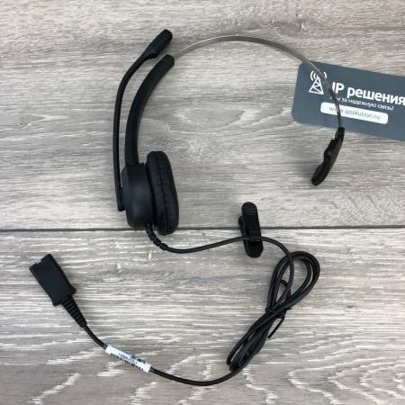 VT VT6200 QD(P)-RJ9(03), проводная моноауральная головная гарнитура  VT VT6200 QD(P)-RJ9(03), проводная моноауральная головная гарнитура