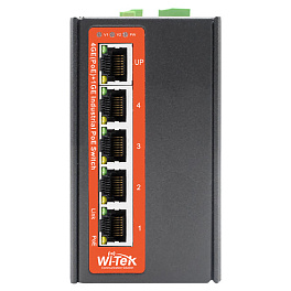 WI-TEK WI-PS305G-I-DC, промышленный неуправляемый PoE-коммутатор WI-TEK WI-PS305G-I-DC, промышленный неуправляемый PoE-коммутатор