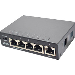 WI-TEK WI-SG105 (v2), неуправляемый гигабитный коммутатор
