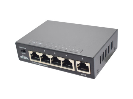 WI-TEK WI-SG105 (v2), неуправляемый гигабитный коммутатор