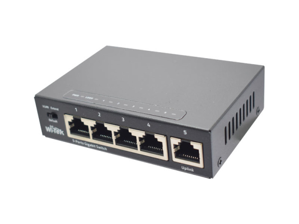 WI-TEK WI-SG105 (v2), неуправляемый гигабитный коммутатор