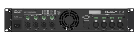 AUDAC SMQ1250, четырехканальный низкоомный усилитель