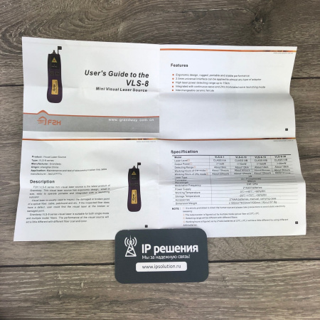 Grandway VLS-8-15 визуальный локатор дефектов 15мВт до 14км