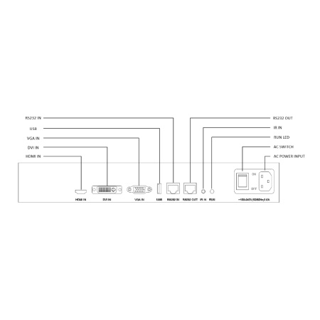 Uniview MW-A55-B1-C, ЖК-дисплей для видеостен 55"