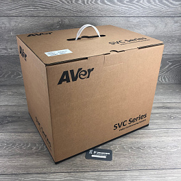 Aver SVC100, cистема видеоконференцсвязи (точка-точка, с возможностью активации MCU (2-16), поворотная камера, 12х оптический  и 1,5х цифровой Zoom, FullHD, 60p)