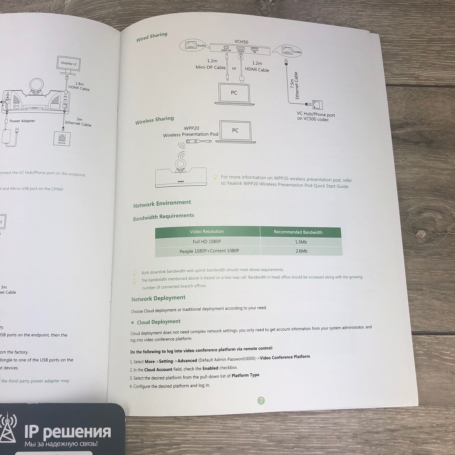Yealink VC500-Mic-WP, терминал видеоконференцсвязи для конференц-комнат средних размеров