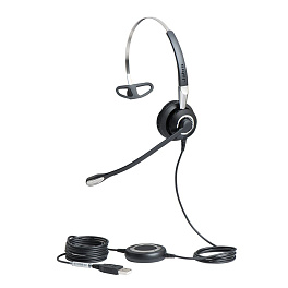 Jabra BIZ 2400 II Mono Lync USB 3-1 с Bluetooth (2496-823-209), проводная USB-гарнитура 