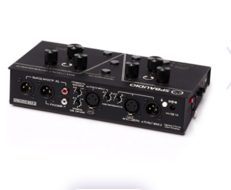 SPBAUDIO MAX-2, пульт синхронных переводчиков