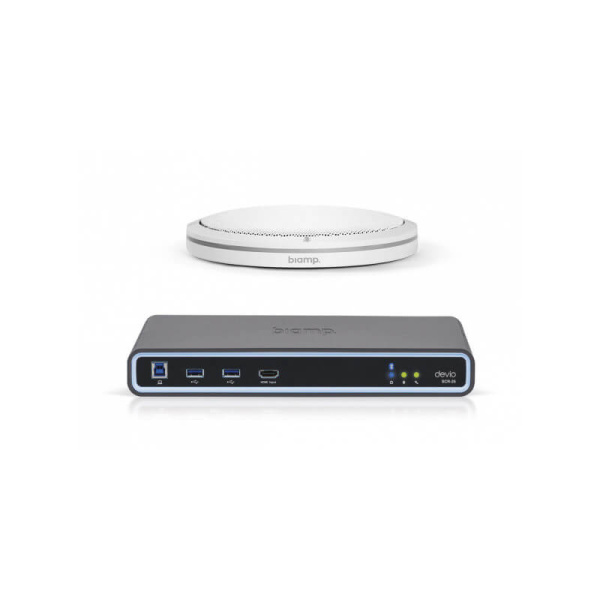 Biamp Devio SCR-25TX White, настольный микрофон и центральный блок Biamp Devio SCR-25TX White, настольный микрофон и центральный блок