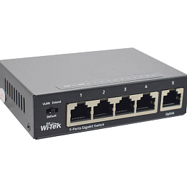 WI-TEK WI-SG105 (v2), неуправляемый гигабитный коммутатор