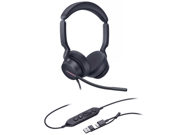 Yealink UH46 Dual UC USB-C/A, проводная USB-гарнитура