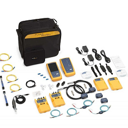 Fluke Networks DSX-5000Qi - кабельный тестер для сертификации СКС с модулями оптического тестера ММ/SM и видеомикроскопом