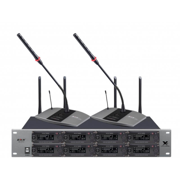 Конференц-система clevermic BKR KX-D818 (в комплекте 8 микрофонов) Конференц-система clevermic BKR KX-D818 (в комплекте 8 микрофонов)