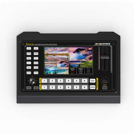 avmatrix Shark S6, видеомикшер 6CH HDMI/SDI